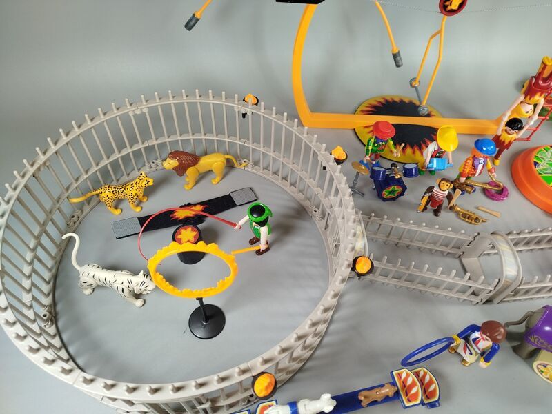 Playmobil vintage Zirkus-Set 4233, 4236 - Figuren & Tiere | mehrfarbig 5