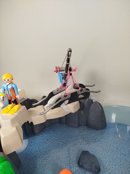 Playmobil Wasserpark Spielset 4468, 4462 - Aquarium mit Figuren & Tieren | mehrfarbig 4