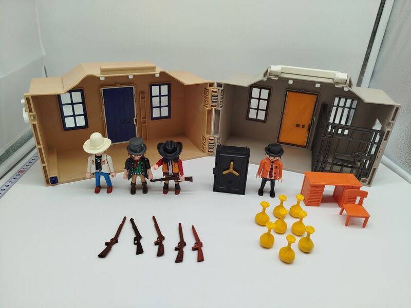 Playmobil Western Set - Gebäude, Zubehör & Figuren | mehrfarbig 4