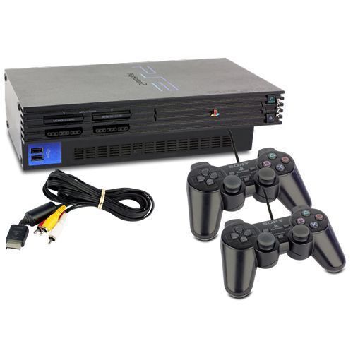 Sony PlayStation 2 Fat | 2 Controller | zwart