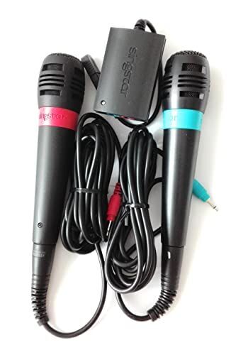 Sony PlayStation 2 Slim (PS2 Slim) | incl. game | black | 1 Controller | 2 microphones | Singstar 3