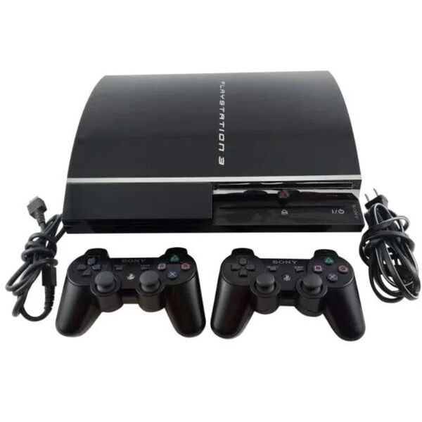 Sony PlayStation 3 Fat | 80 GB | 2 Controller | schwarz