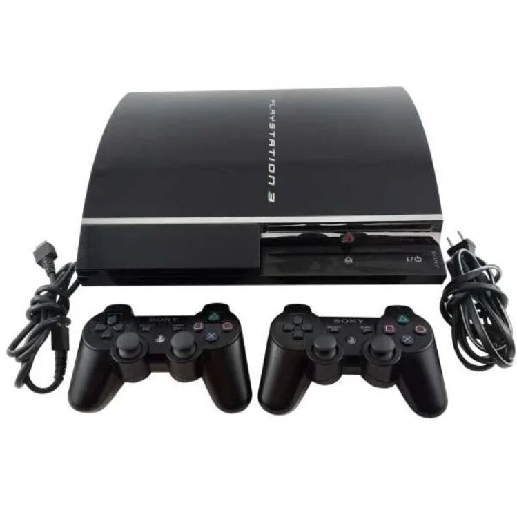 Sony PlayStation 3 Fat | 80 GB | 2 Controllers | Zwart
