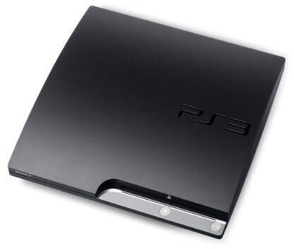 Sony PlayStation 3 Slim (PS3 Slim) | 160 GB HDD | DualShock Wireless Controller | svart