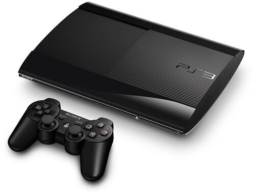 Väldigt bra: Sony PlayStation 3 Super Slim (PS3 Super Slim) | 12 GB | DualShock Wireless Controller | svart