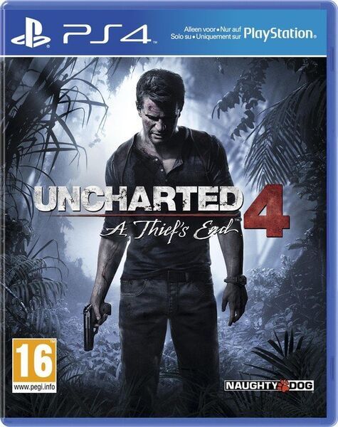 Sony PlayStation 4 Slim (PS4 Slim) | incl. game | black | 500 GB | 2 Controller | Uncharted 4: A Thief's End 3