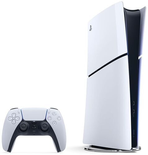 Väldigt bra: Sony PlayStation 5 Slim Digital Edition (PS5 Slim) | 1 TB | Controller | vit