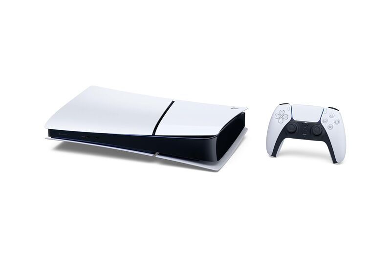 Sony PlayStation 5 Slim Digital Edition (PS5 Slim) | 825 GB | Controller | White, image 2 of 2