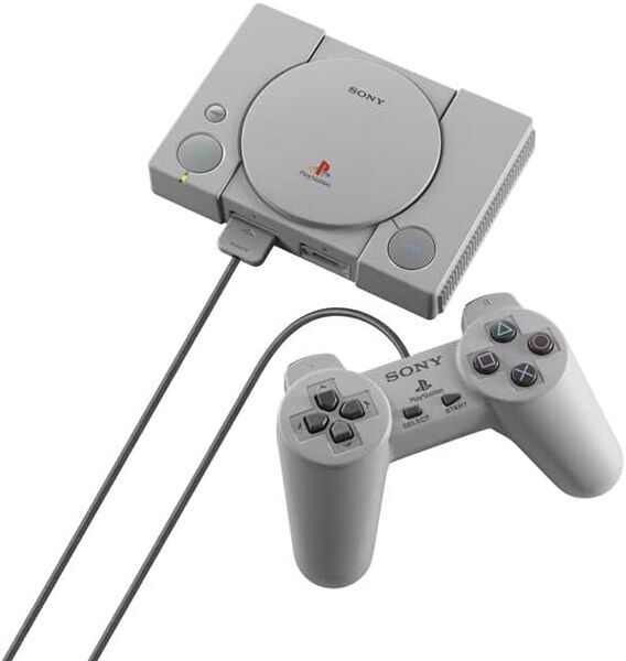 Sony PlayStation Classic (2018) | gris | 2 PlayStation Classic-Controller 3