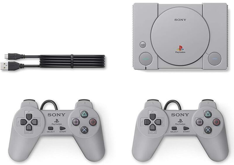 Sony PlayStation Classic (2018) | szary | 2 PlayStation Classic-Controller 1