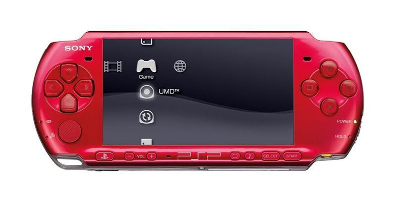 Sony PlayStation Portable (PSP) Slim & Lite | 3004 | 4 GB | red