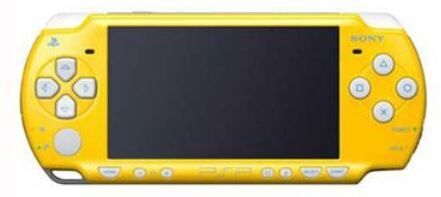 Sony PlayStation Portable (PSP) Slim & Lite | 2004 The Simpsons Edition | 4 GB | yellow