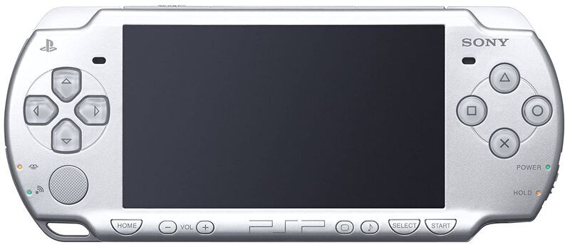 Sony PlayStation Portable (PSP) Slim & Lite | incl. spel | 2004 | zilver | Gran Turismo (DE Version)