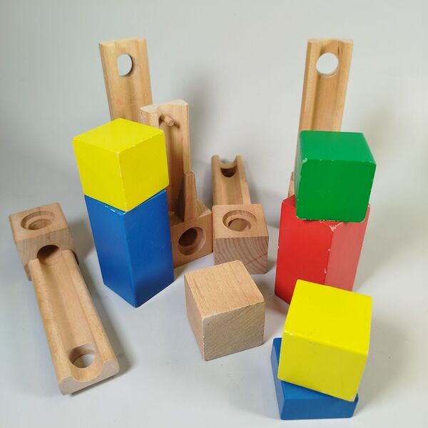 Playtive Holzspielzeug Set | večbarven 2