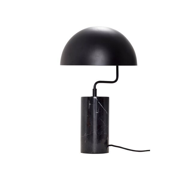 Poise table lamp marble black | black, image 1 of 2