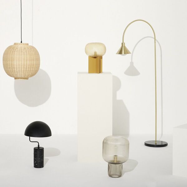 Poise table lamp marble black | black, image 2 of 2