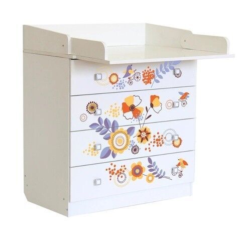 Polini Baby Wickelkommode Simple 1580 | mehrfarbig 1