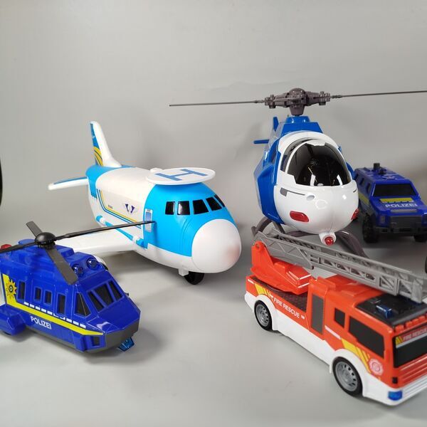 Polizei-, Feuerwehr und Rettungsdienst-Set | mehrfarbig 3