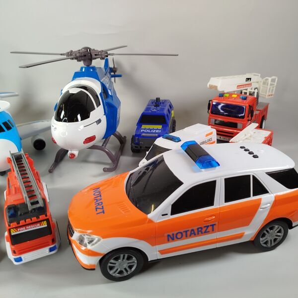 Polizei-, Feuerwehr und Rettungsdienst-Set | mehrfarbig 5