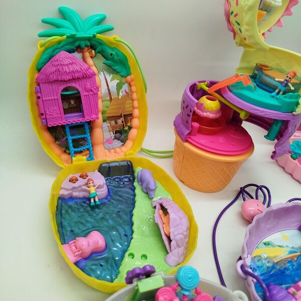 Polly Pocket Bundle 6 Miniweltene | multicolored, image 1 of 3
