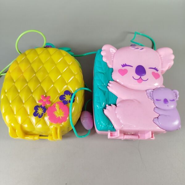 Polly Pocket Kompakt-Spielsets - Dschungel & Abenteuer – Set von 2 | mehrfarbig 1