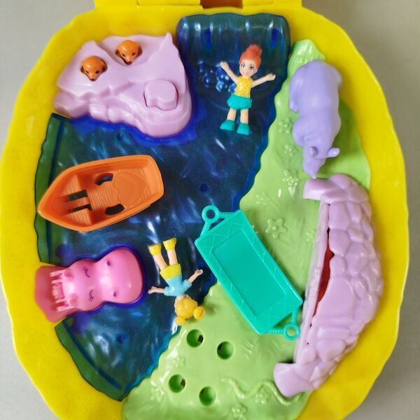 Polly Pocket Kompakt-Spielsets - Dschungel & Abenteuer – Set von 2 | mehrfarbig 5