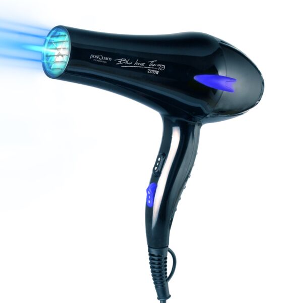 postQuam Hair dryer blue ions therapy 2200w | black, image 1 of 2