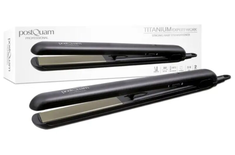 postQuam Hairstraightener titanium expert work | čierna, image 1 of 1