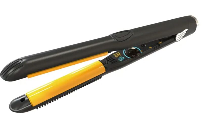 postQuam Hair straightener gold styler volume round | black/gold, image 1 of 1