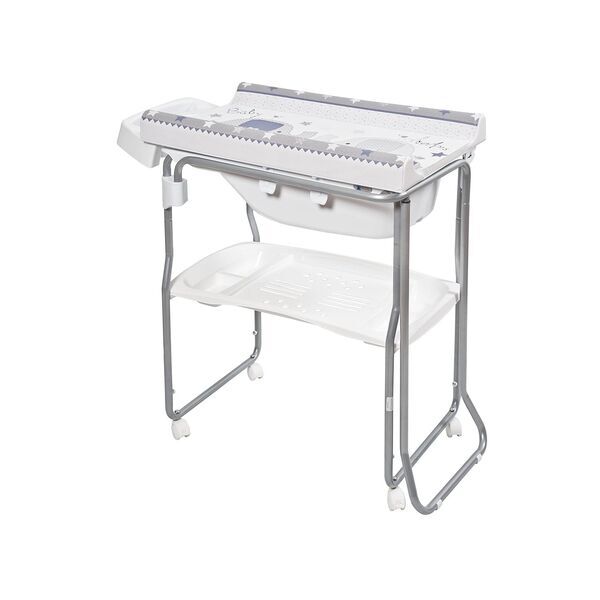 Primi Sogni Glam Bade- & Wickeltisch | grey/white 1