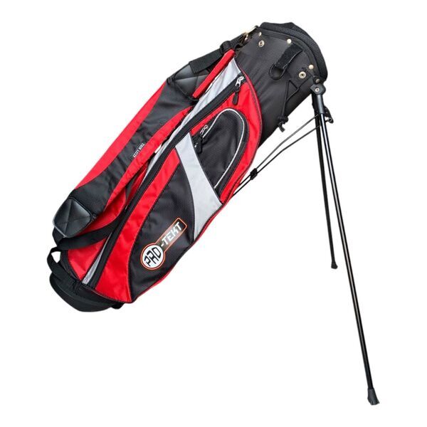 Pro-Tekt Pencil Golf Bag | rot/grau | 5-Way 4