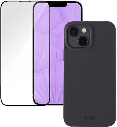 Bundle | Phone Cover & Screen Protector | iPhone 13 Mini | black