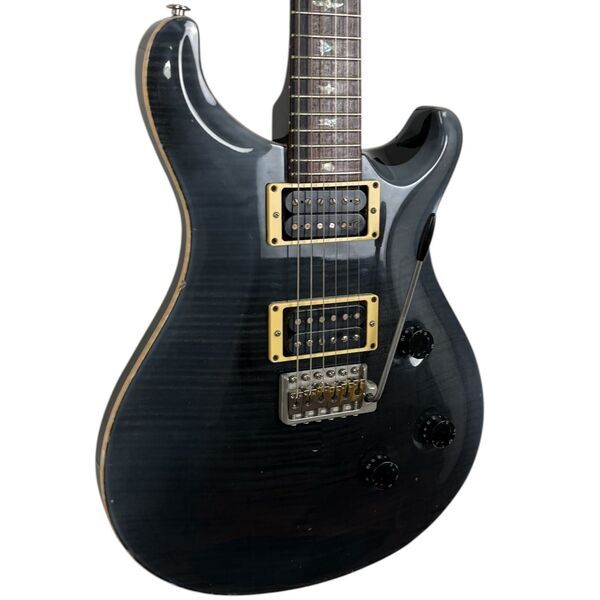 PRS Custom 24 10-Top 1997 - Flamed Maple Grey Black | grey black, image 2 of 5