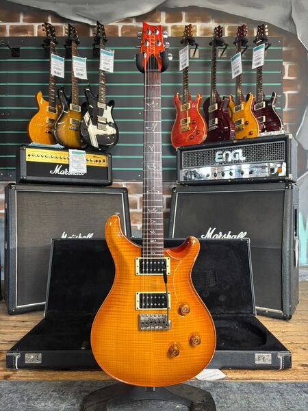 PRS Custom 24 10 Top Amber USA 2009 Electric Guitar | Amber, image 1 of 5