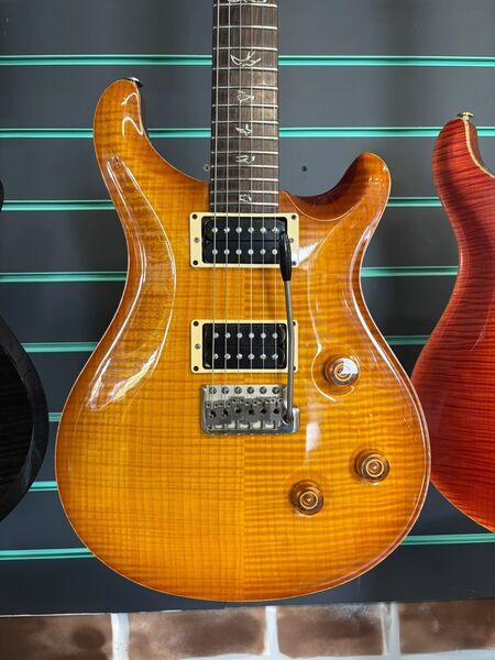 PRS Custom 24 10 Top Amber USA 2009 Electric Guitar | Amber, image 2 of 5