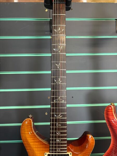 PRS Custom 24 10 Top Amber USA 2009 Electric Guitar | Amber, image 3 of 5