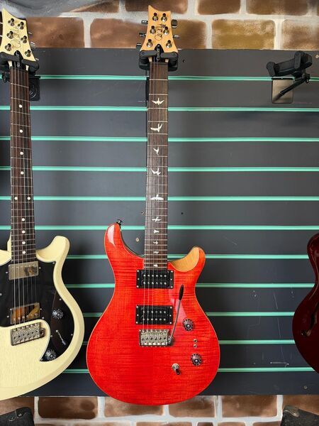 PRS SE Custom 24-08 Blood Orange 2023 Electric Guitar | orange, image 2 of 5