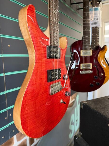 PRS SE Custom 24-08 Blood Orange 2023 Electric Guitar | orange, image 3 of 5