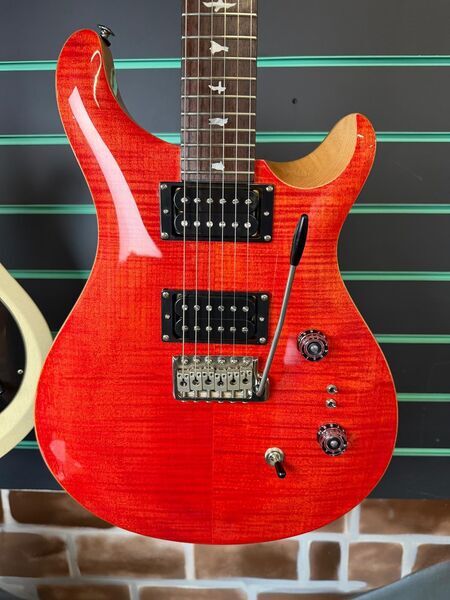 PRS SE Custom 24-08 Blood Orange 2023 Electric Guitar | orange, image 4 of 5