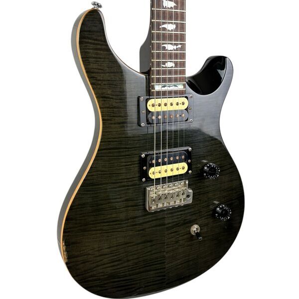 PRS SE Custom 24 2009 - Bat Inlays - Trans Black | Trans Black, image 1 of 4