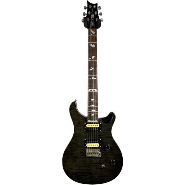 PRS SE Custom 24 2009 - Bat Inlays - Trans Black | Trans Black, image 2 of 4