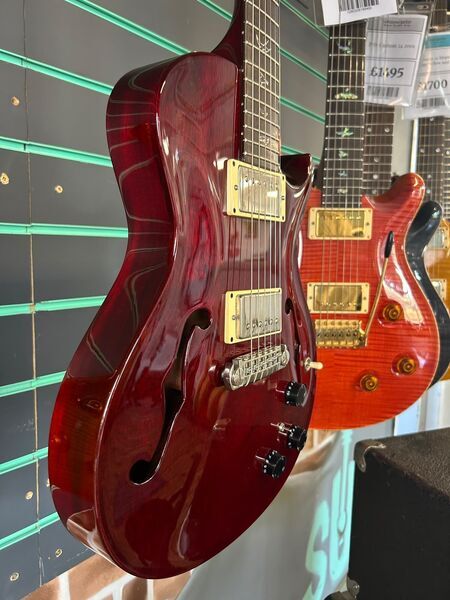 PRS Singlecut Hollowbody Standard Piezo Vintage Cherry 2008 Electric Guitar | Vintage Cherry, image 3 of 5