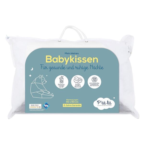 P'tit Lit Babykissen | weiß 1