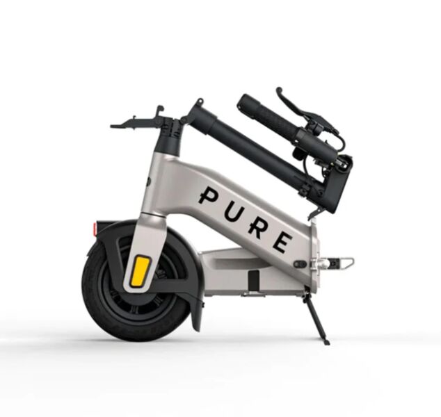 Pure Electric Scooter Advance Flex | platinum silver 2