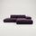 Pyllow sofa fløjl Veilchenlila | lila, thumbnail 1 of 4