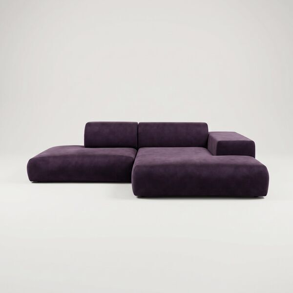 Pyllow sofa fløjl Veilchenlila | lila, image 1 of 4