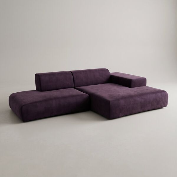 Pyllow sofa fløjl Veilchenlila | lila, image 2 of 4