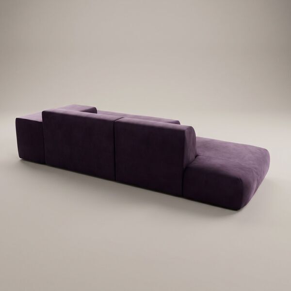 Pyllow sofa fløjl Veilchenlila | lila, image 4 of 4
