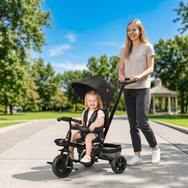 Qaba 4-in-1 Trike | black, image 2 of 2