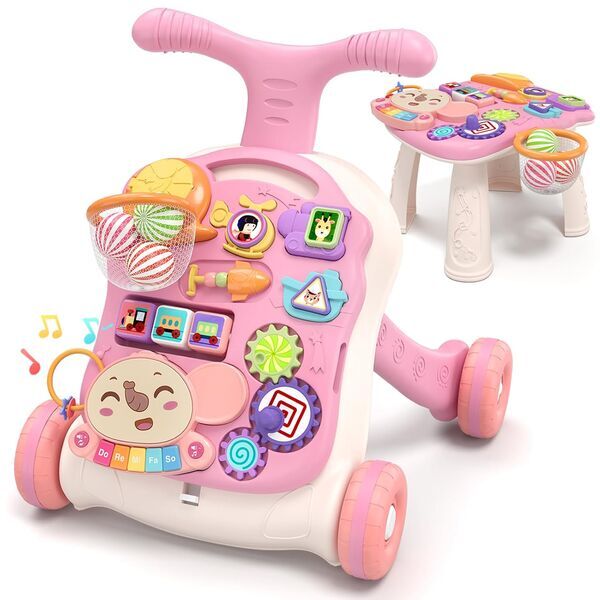 Qdragon loopwagen | roze, image 1 of 3